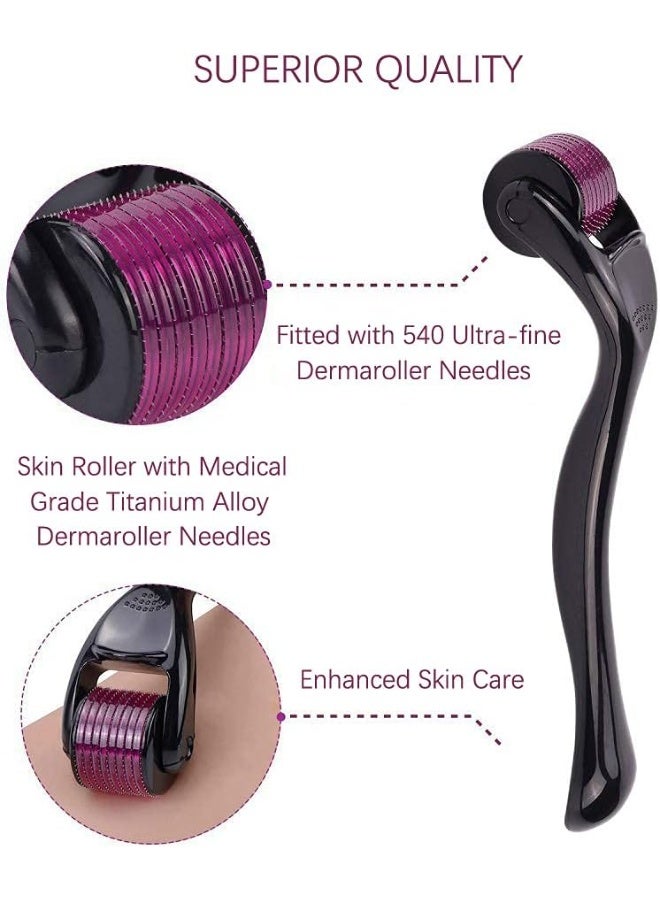 OCHILIMA Face Wrinkles And Hair Loss Treatment Roller Multicolour 1.0mm - Image 4